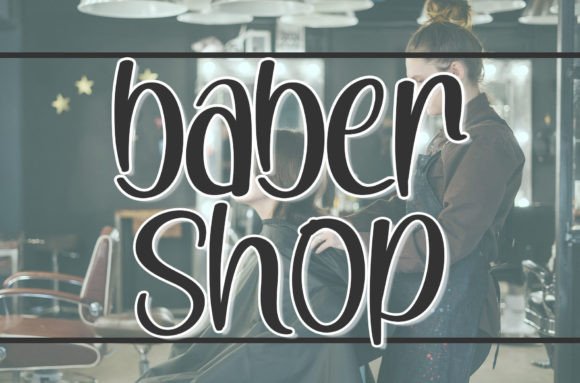 Baber Shop Font for Professional Branding