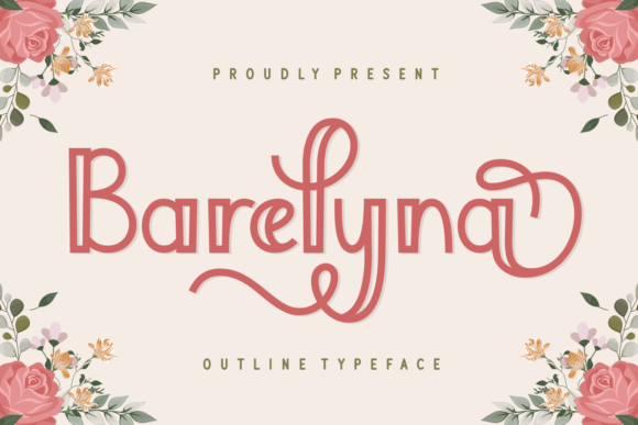 Barelyna: A Handwritten Display Font for Editorial Design