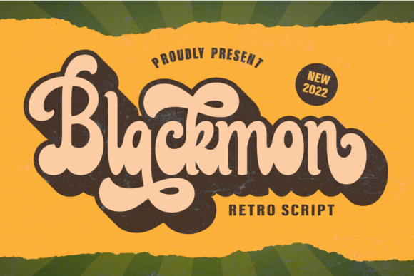 Blackmon: A Bold Script Font for Eye-Catching Branding