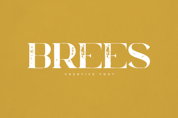 Brees: A Graceful Display Font for Editorial Projects