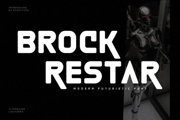Brock Restar: A Display Font for Digital Elegance