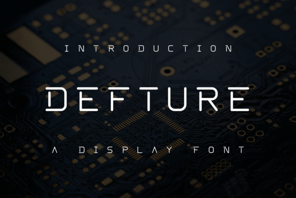 Defture: A Designer’s Take on a Bold Display Font