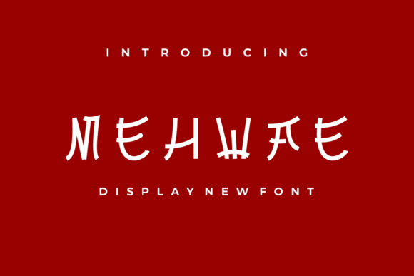 Elevate Your Visuals with the Mehwae Display Typeface