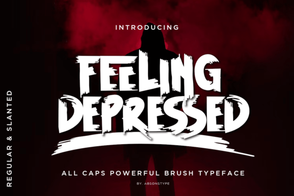 Feeling Depressed Font for Handmade Creations
