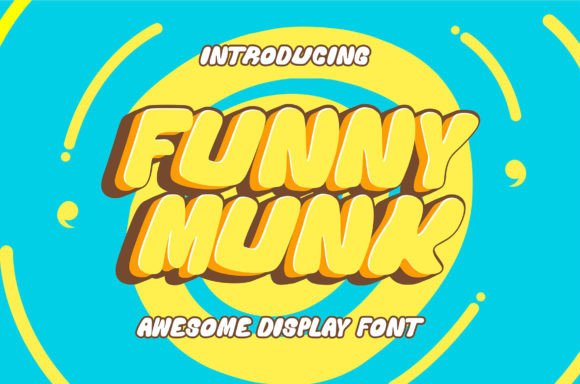 Funny Munk: A Playful Display Font for Creative Projects