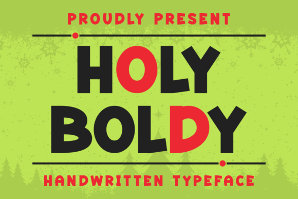 Holy Boldy Display Font Review