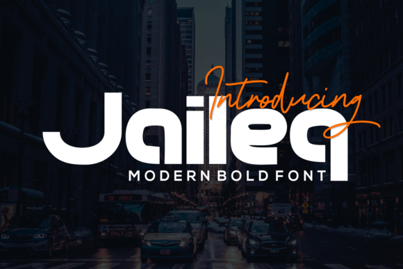 Jaileq: A Bold Display Font for Handmade Creations
