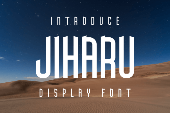 Jiharu Font for Modern Marketing and Branding