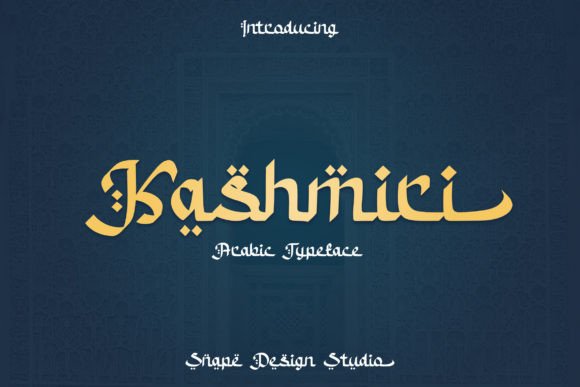 Kashmiri Display Font for Web Design