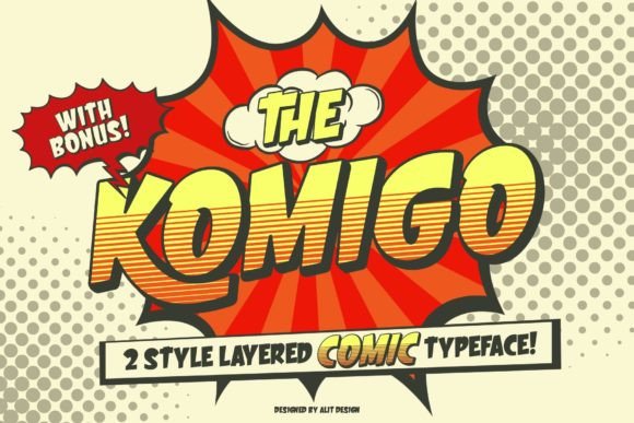 Komigo: A Bold Display Font for Eye-Catching Digital Designs
