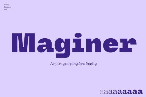 Maginer: A Font That Elevates Your Brand's Visual Story