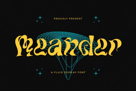 Meander: A Liquid Display Font for Modern Branding