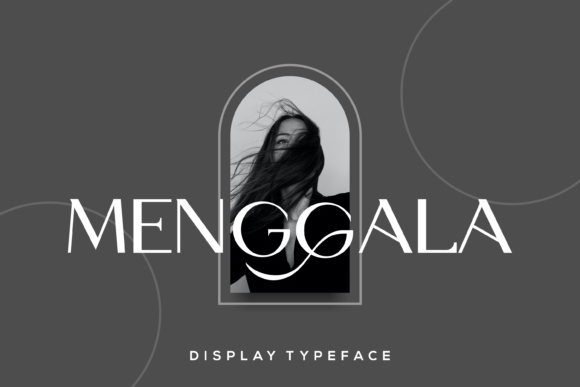 Menggala Display Font for Editorial Design