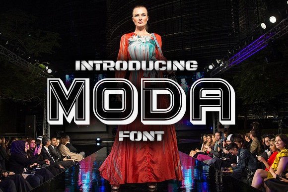 Moda Font for Web Design and Branding