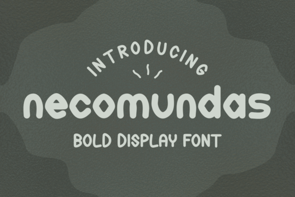 Necomundas: A Stylish Font for Small Business Branding