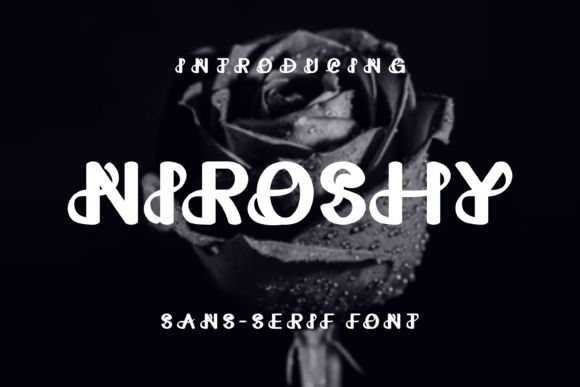 Niroshy: A Cool Display Font for Modern Campaigns