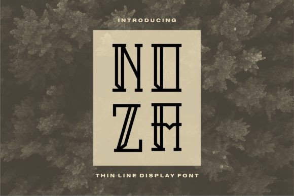 Noza Font for Eye-Catching Brand Communication