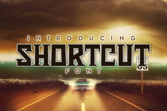 Shortcut: A Stylish Squarish Font for Bold Branding