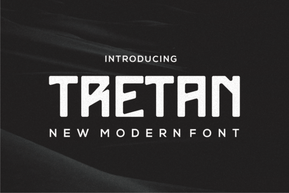 Tretan: A Modern Display Font for Editorial Design