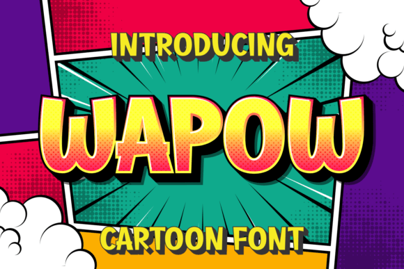 Wapow: A Bold Display Font for Editorial Design