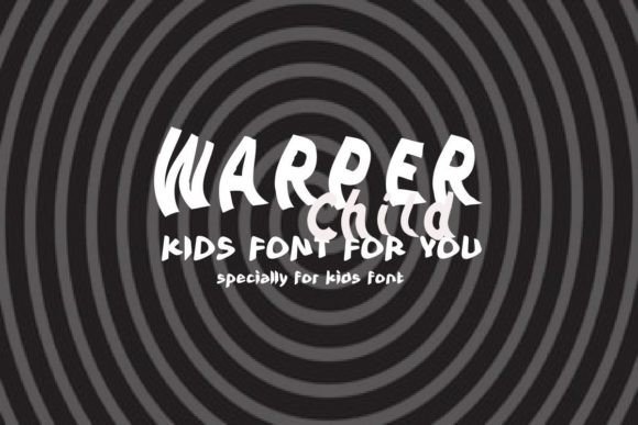Warperchild: A Cool Display Font for Small Business Branding