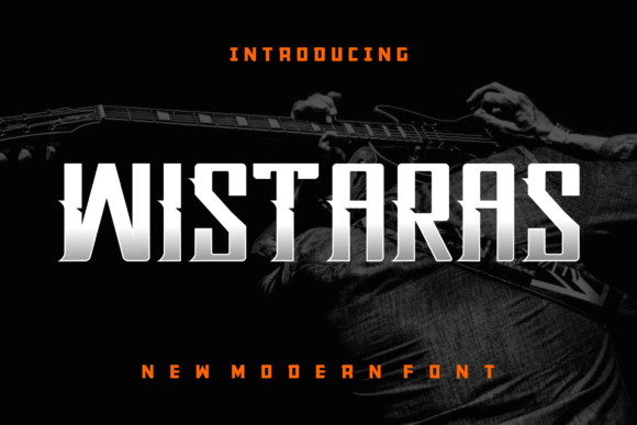 Wistaras: A Bold Display Font for Editorial Design