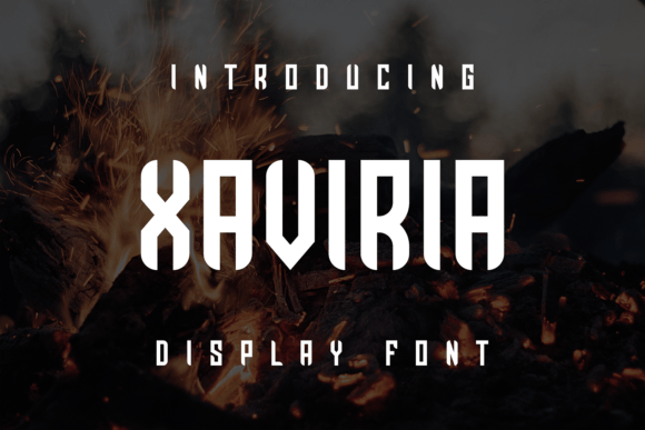 Xaviria: A Modern Display Font for Creative Projects