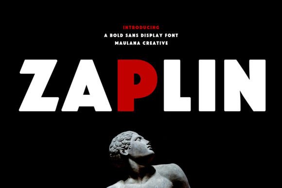 Zaplin: A Bold Display Font for Modern Campaigns
