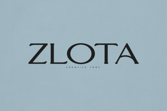 Zlota: A Display Font That Elevates Handmade Creations